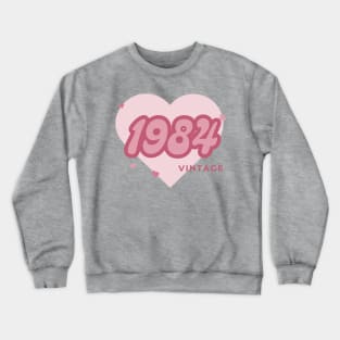 Vintage 1984 Heart Crewneck Sweatshirt